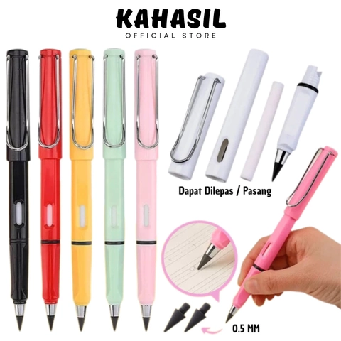 KAHASIL - Pensil Abadi Tanpa Batas Tidak Bisa Habis Ajaib Plus Penghapus Untuk Menulis Menggambar